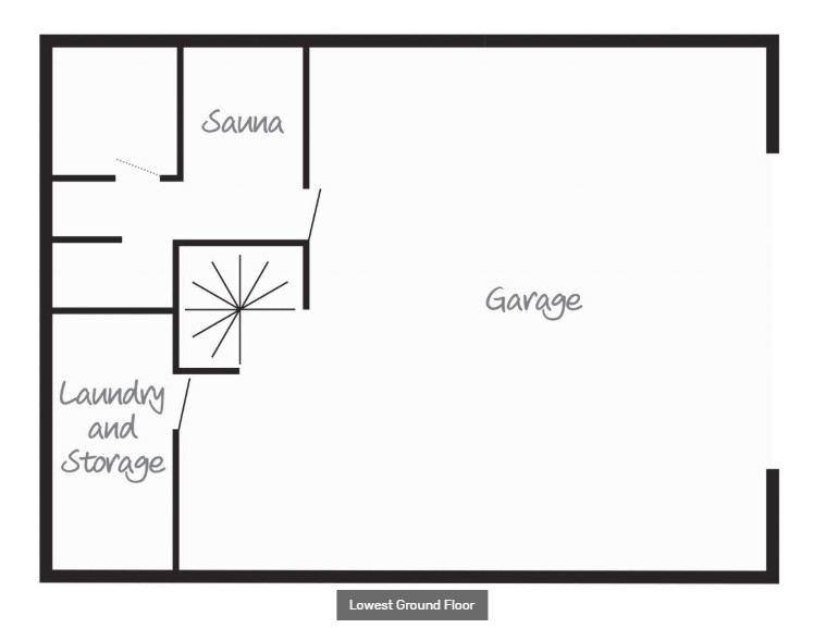 Chalet Aigrette (Family) Les Menuires Floor Plan 1